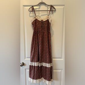 Christy Dawn Emma Dress in Evergreen Apple Harvest size M
